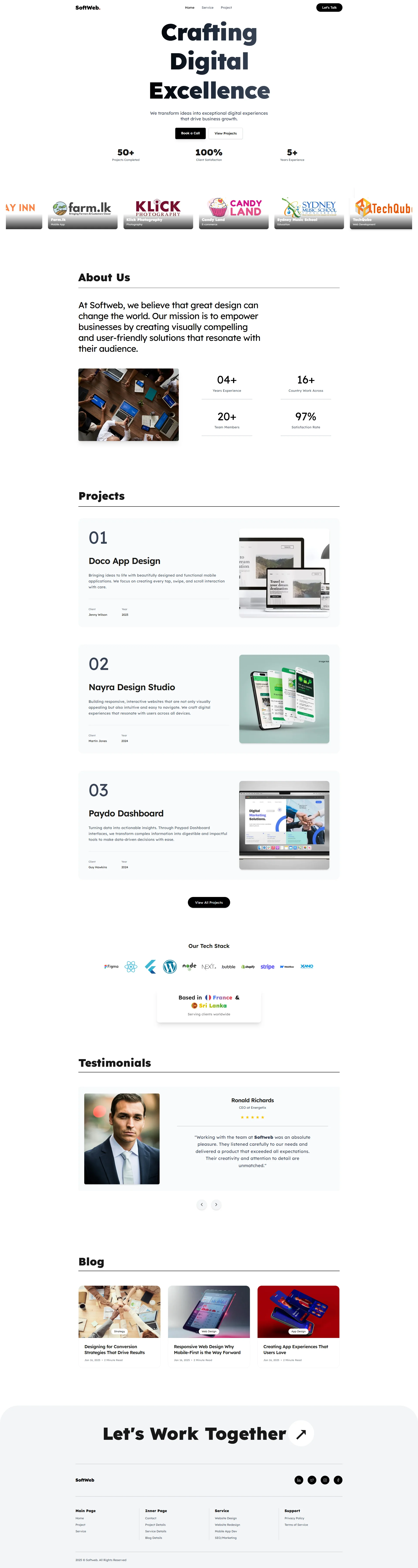 Softweb App Dev - Main Screenshot